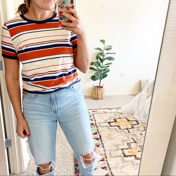 Forever 21 Tops - Striped short sleeve tee
